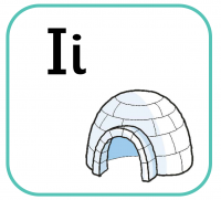 I for igloo cartoon